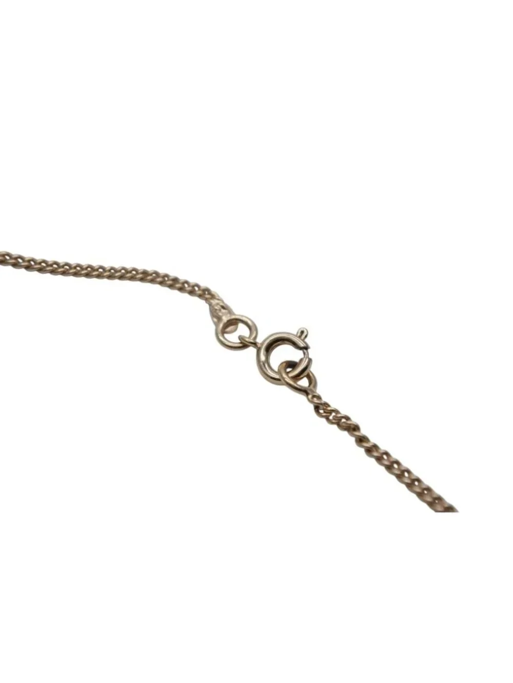 Chanel Lip Necklace 04 Metal Rhinestone Black Red Gold